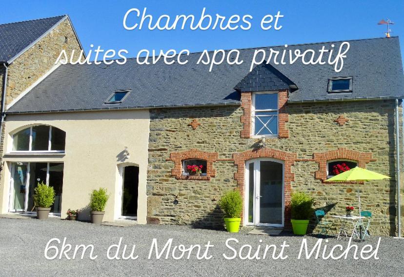 Le Relais De La Hardiesse 6Km Mont St Michel - Chambres Doubles - Suite Spa Privatif Courtils Bagian luar foto